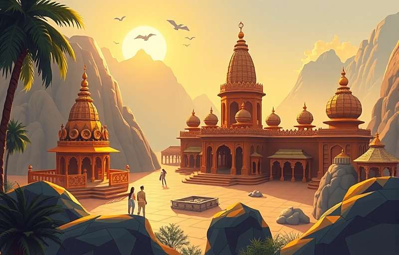 Future Coin Master Indian Village Concept art of a new Coin Master village inspired by Indian architecture